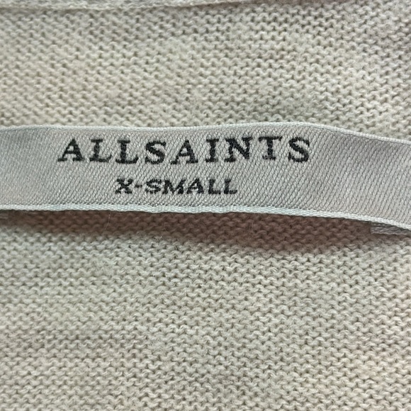 All Saints Cream Cardigan Sweater - Picture 9 of 16